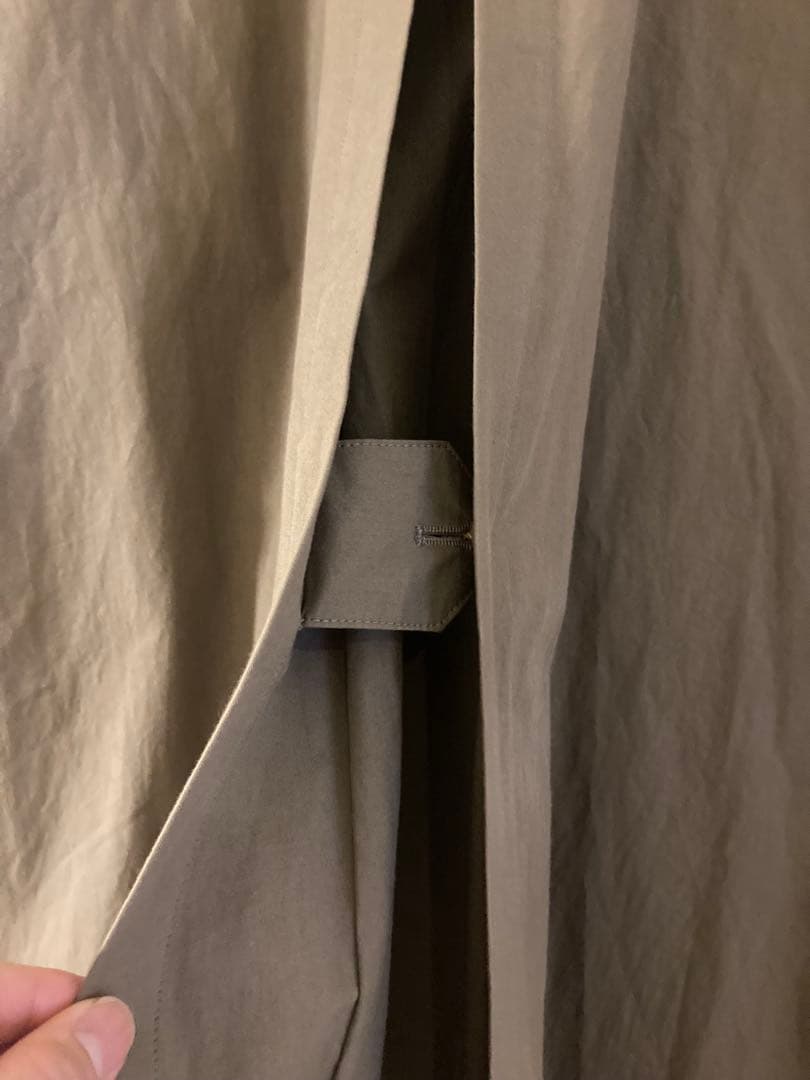 LE GLAZIK コットンツイルフレアバルマカンコート　36　ステンカラー