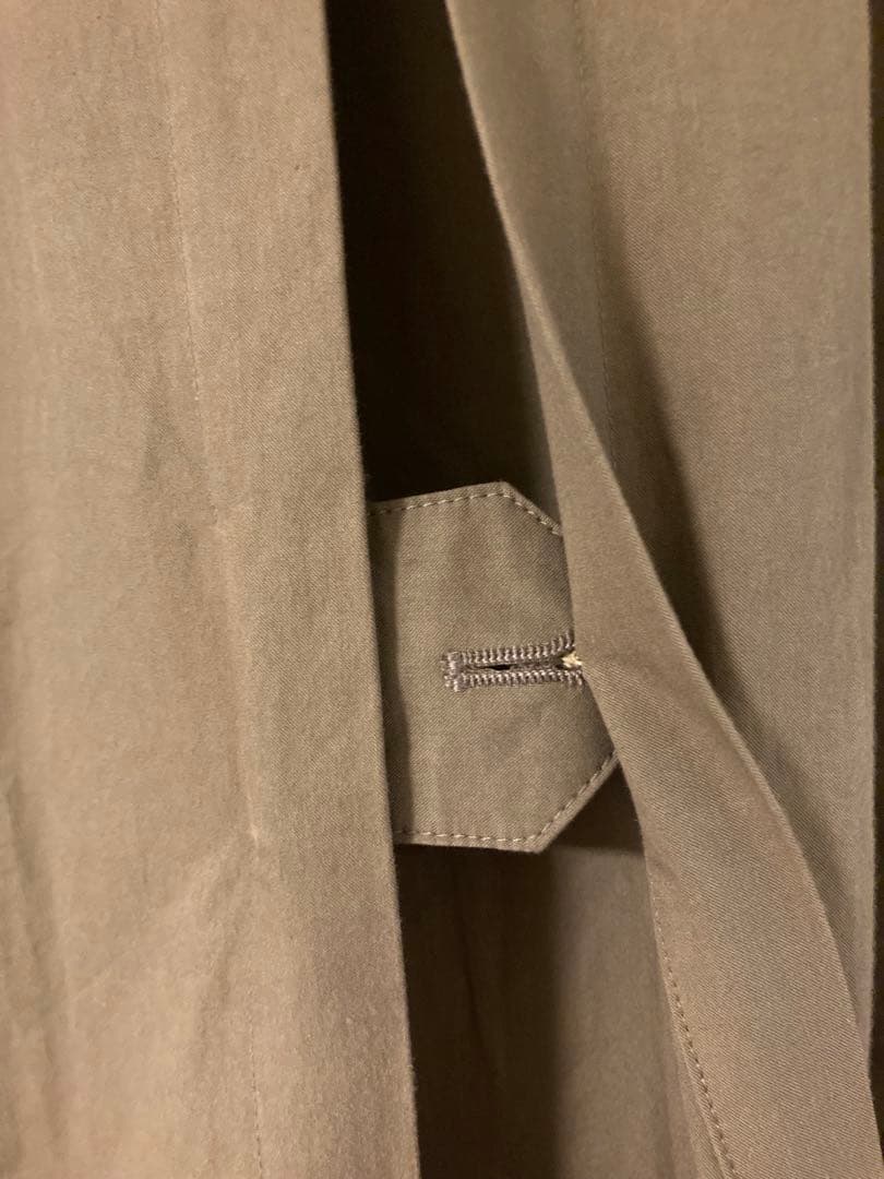 LE GLAZIK コットンツイルフレアバルマカンコート　36　ステンカラー