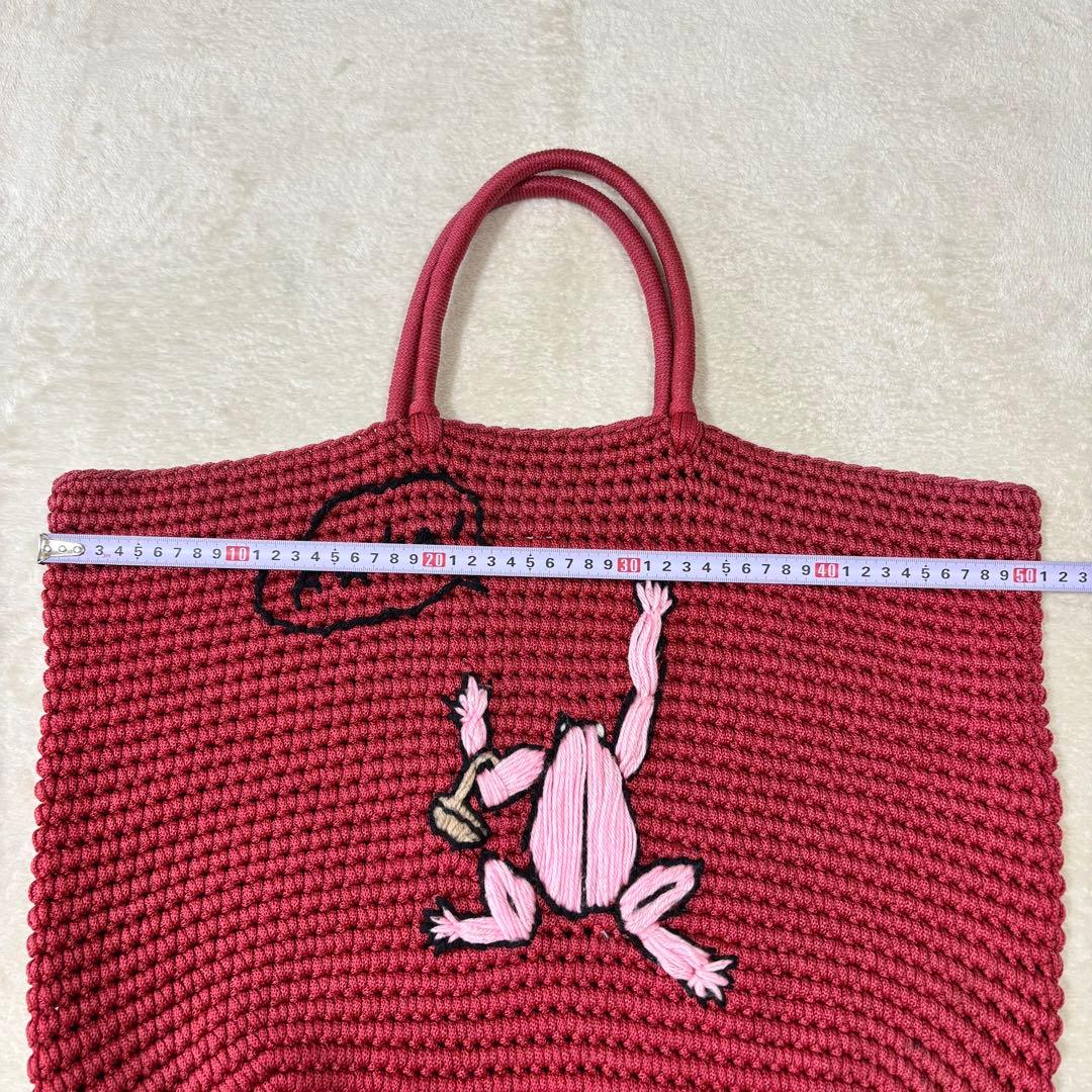 LUDLOW ラドロー コードバッグ 蛙 カエル フロッグ レッド 赤