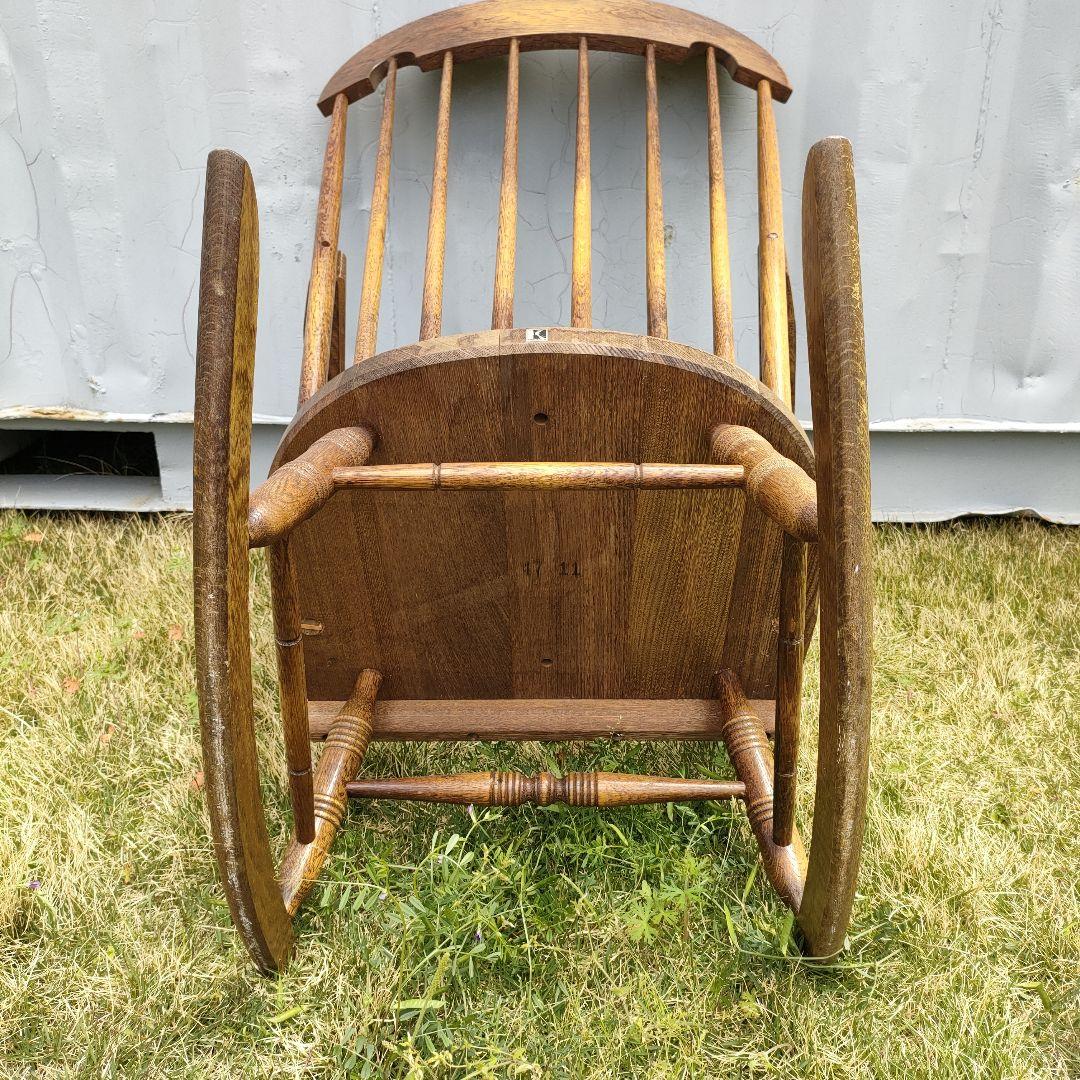 飛騨産業 ロッキングチェア キツツキマーク　アンティーク　ビンテージ　椅子