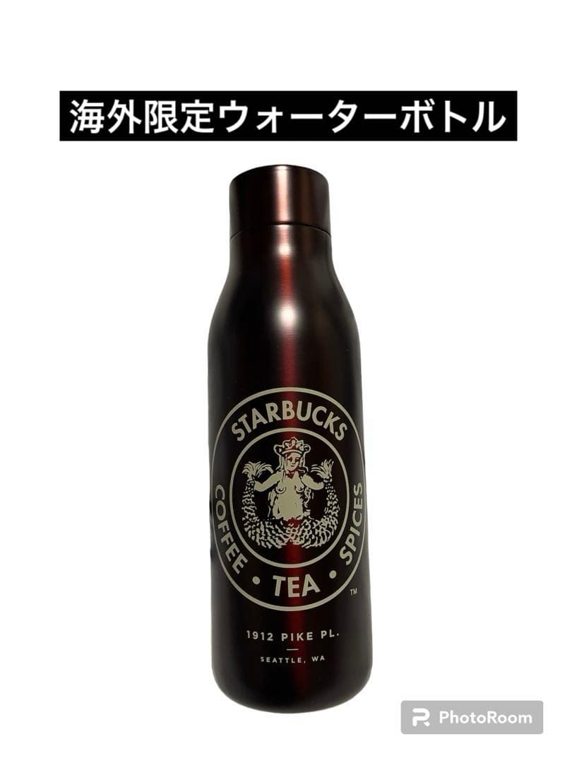 海外限定　新品スターバックス　タンブラー　ウォーターボトル　巾着付き