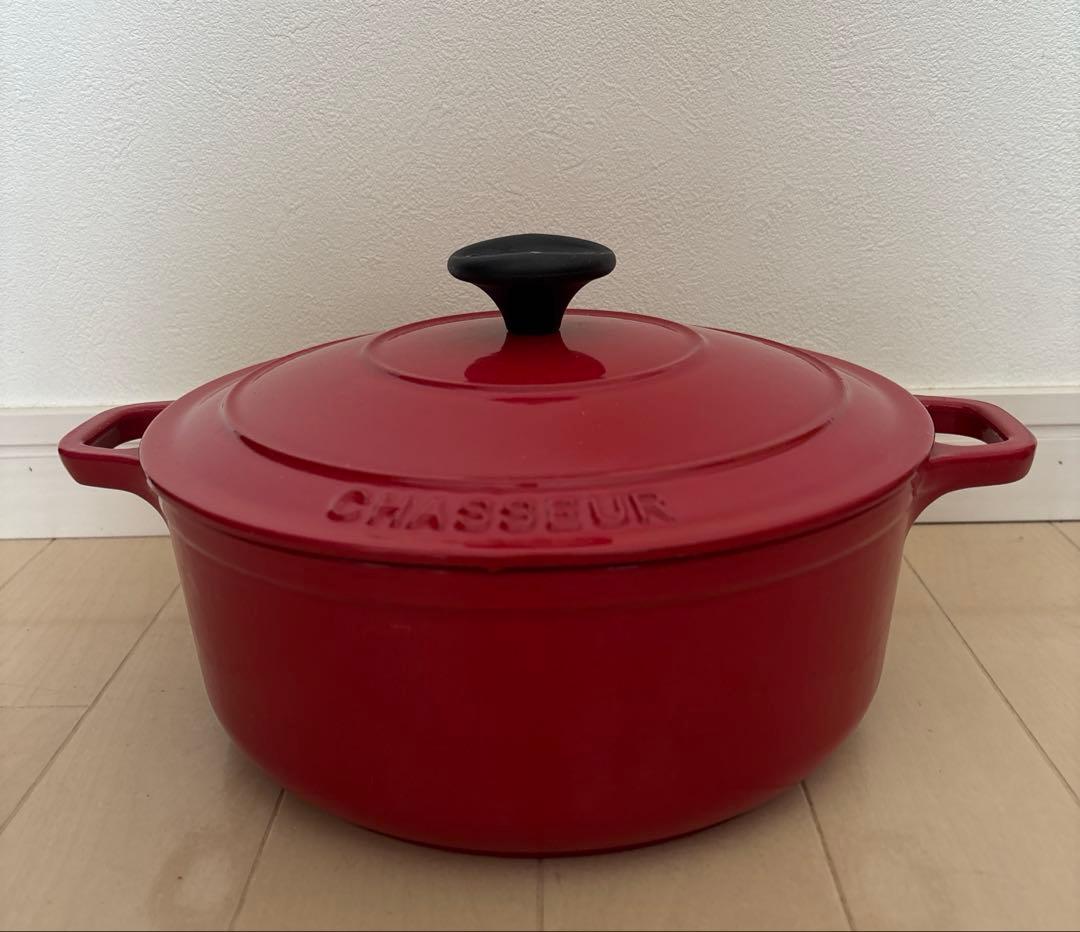 CHASSEUR シャスール　ホーロー鍋　22cm