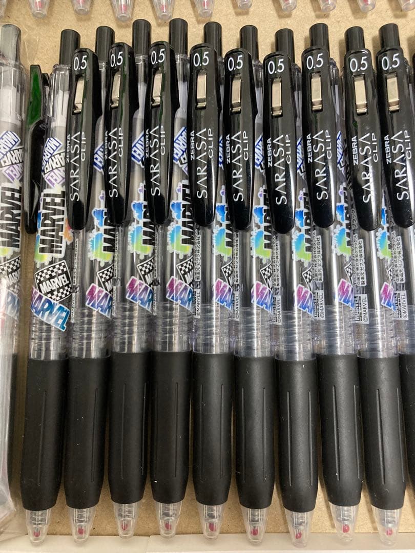 SARASA ZEBRA サラサクリップ MARVELコラボ 50本セット