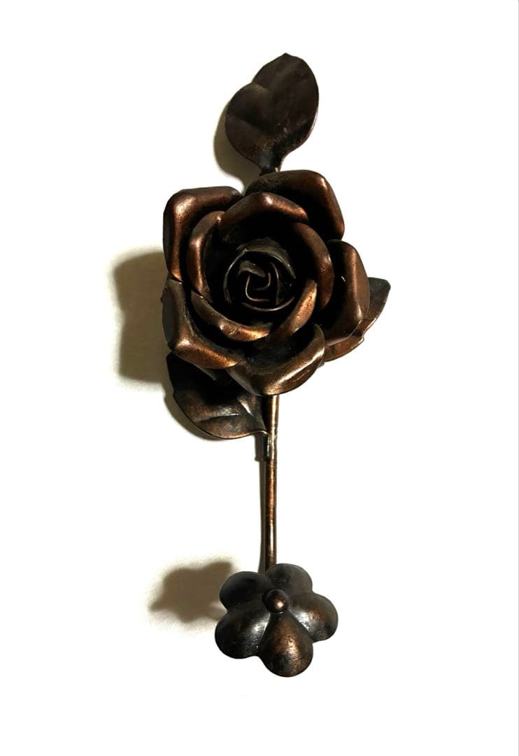 アイアンフック ウォールフック 薔薇 バラ リーフ アンティーク ヴィンテージ