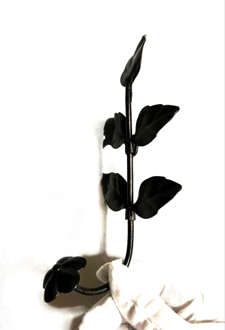 アイアンフック ウォールフック 薔薇 バラ リーフ アンティーク ヴィンテージ