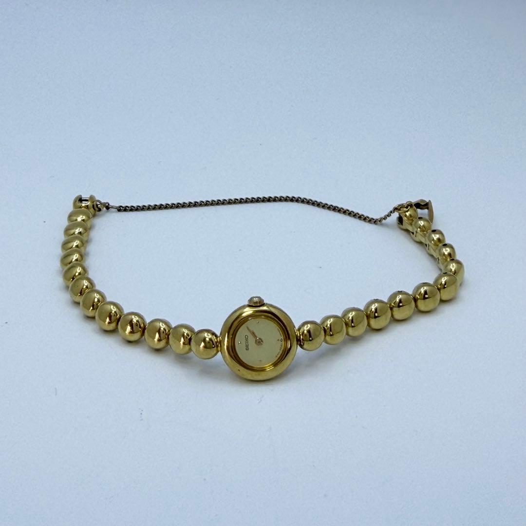 【稼働 新品電池】セイコー レディース クォーツ 腕時計 1E20-0070