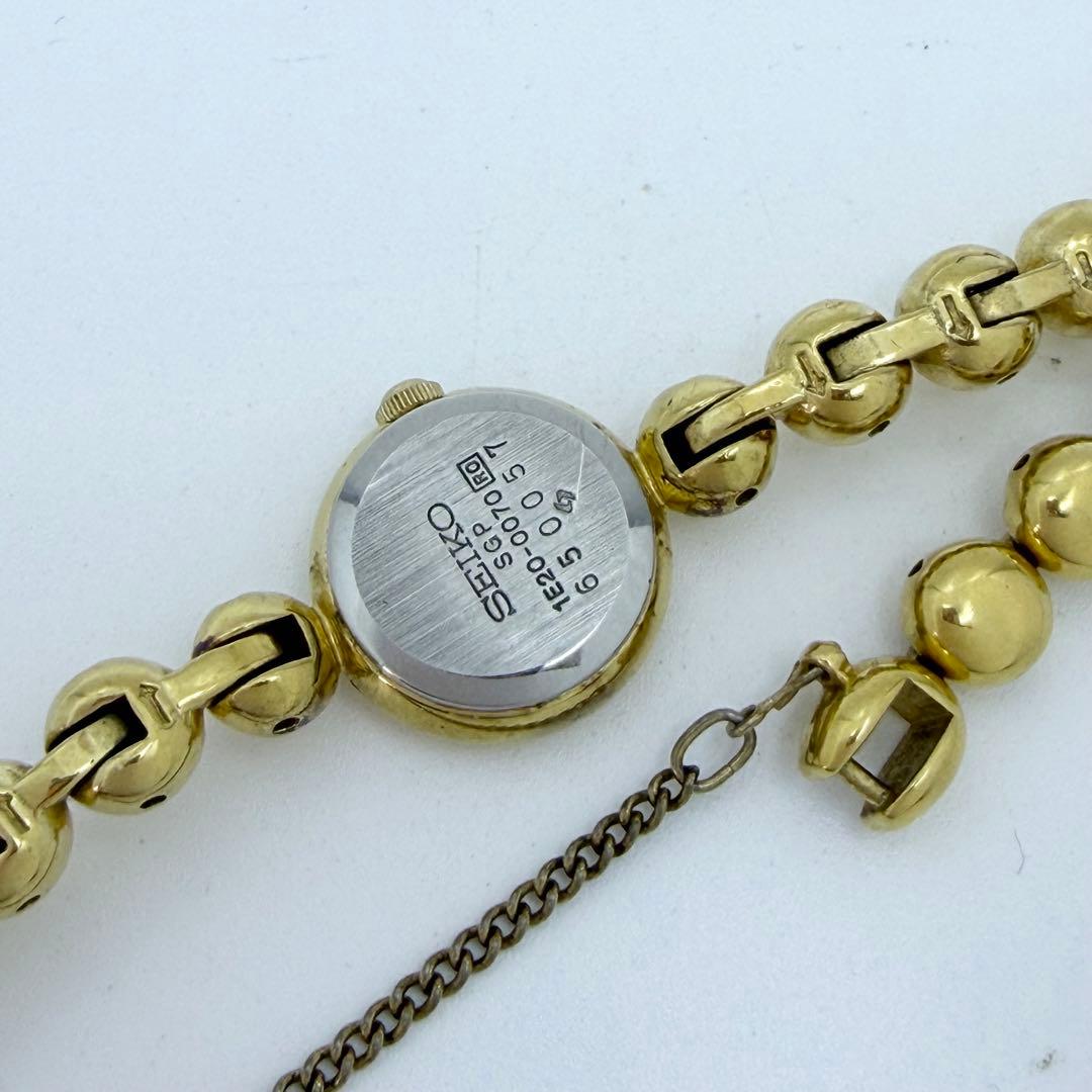 【稼働 新品電池】セイコー レディース クォーツ 腕時計 1E20-0070