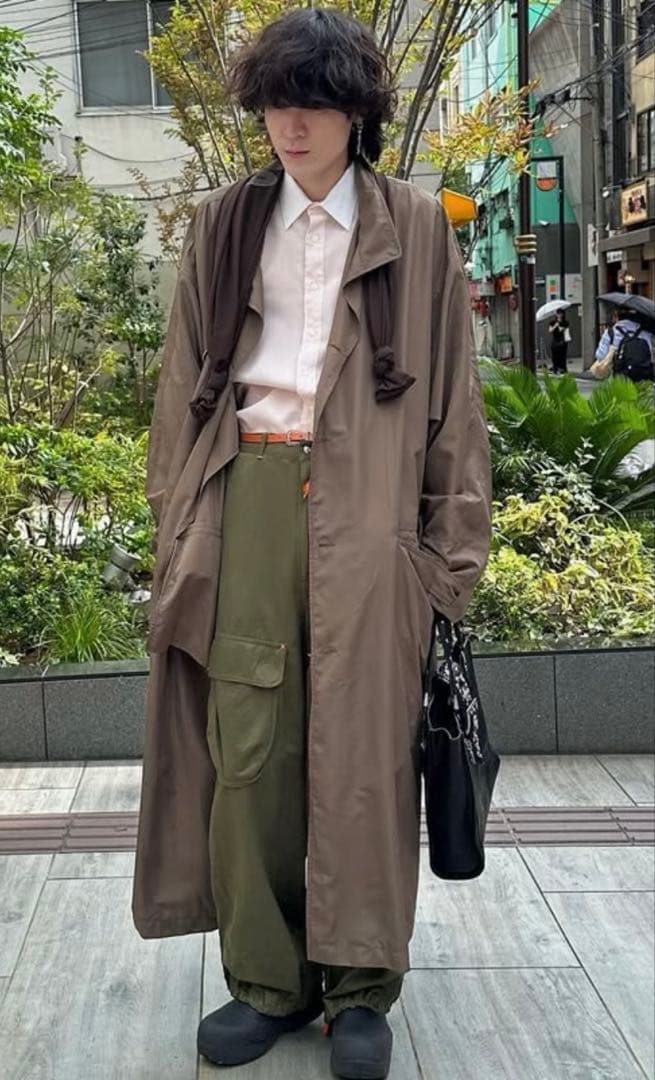 MAGLIANO ナイロンチュールロゴフードコート