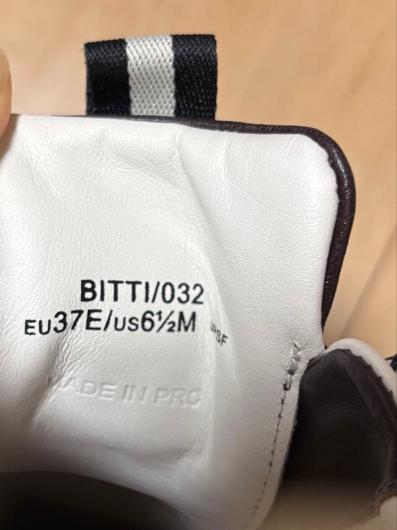 BALLY カジュアルスニーカー ホワイト/ピンク　スエード　厚底　37