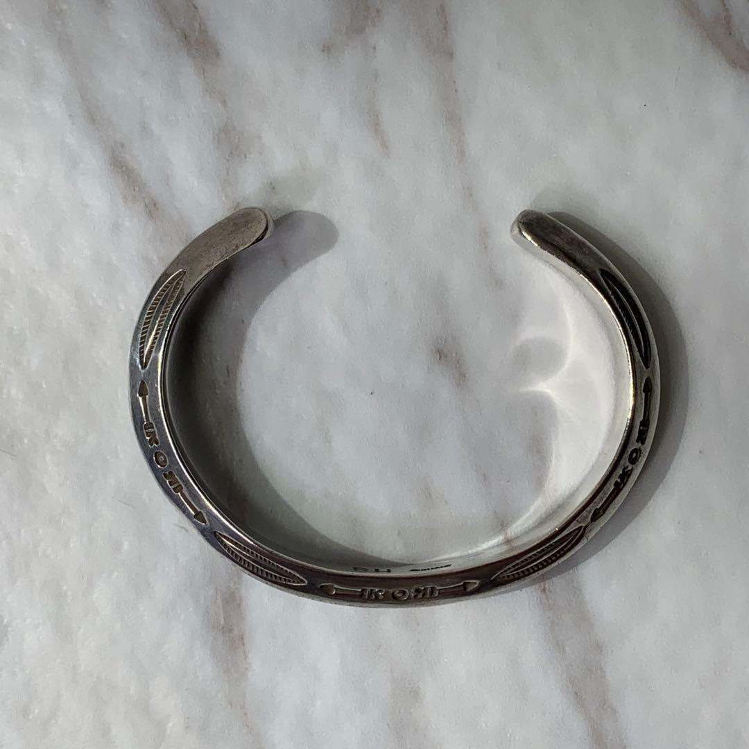 Herman Smith トライアングルバングル 刻印 navajo スタンプ