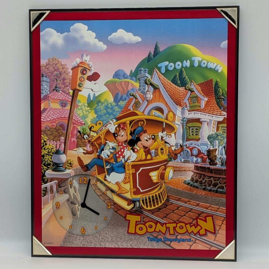 ディズニートゥーンタウン 時計 掛時計 レトロ