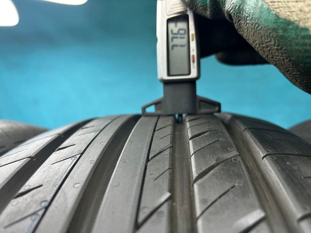 新車外し2025年製225/55R18バリ山！中古タイヤ4本セット
