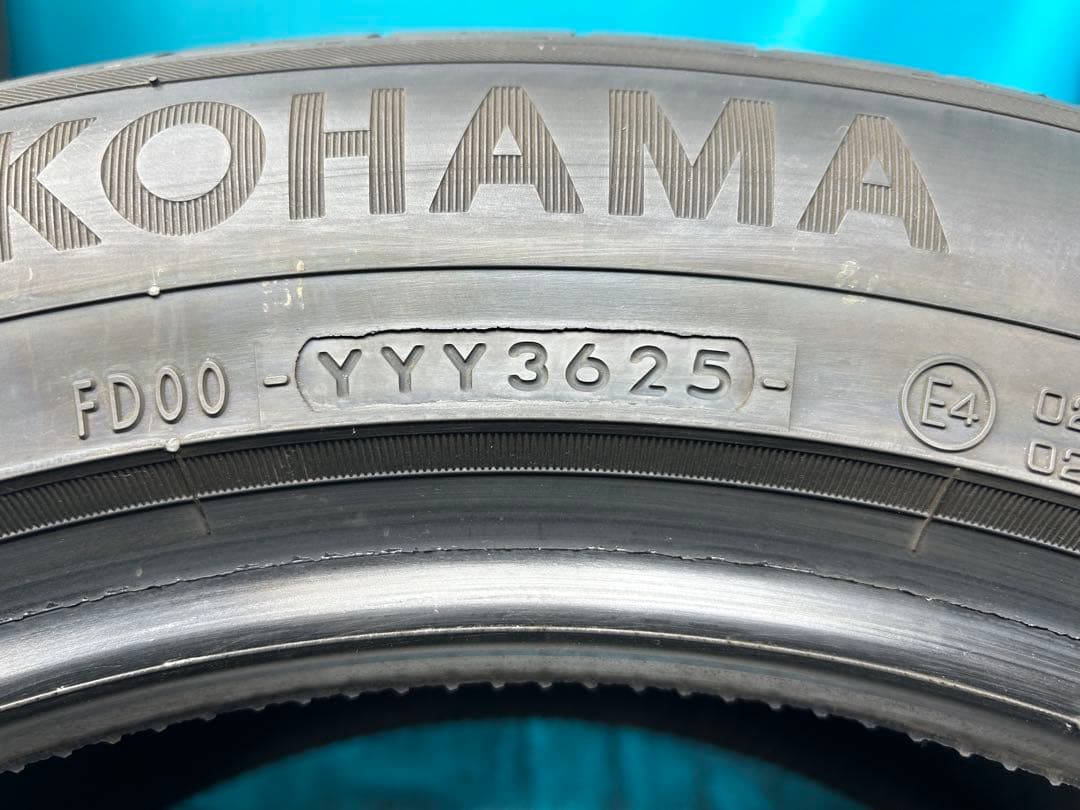 新車外し2025年製225/55R18バリ山！中古タイヤ4本セット