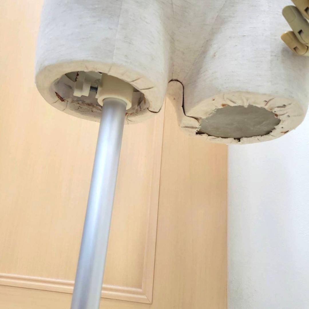 【美品】トルソー 女性 レディース マネキン アイボリー 可動式腕 / 土台付き