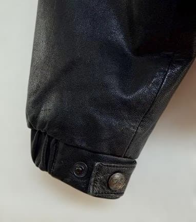 K*H様 80s エディーバウアー レザー ダウンジャケット L ブラック