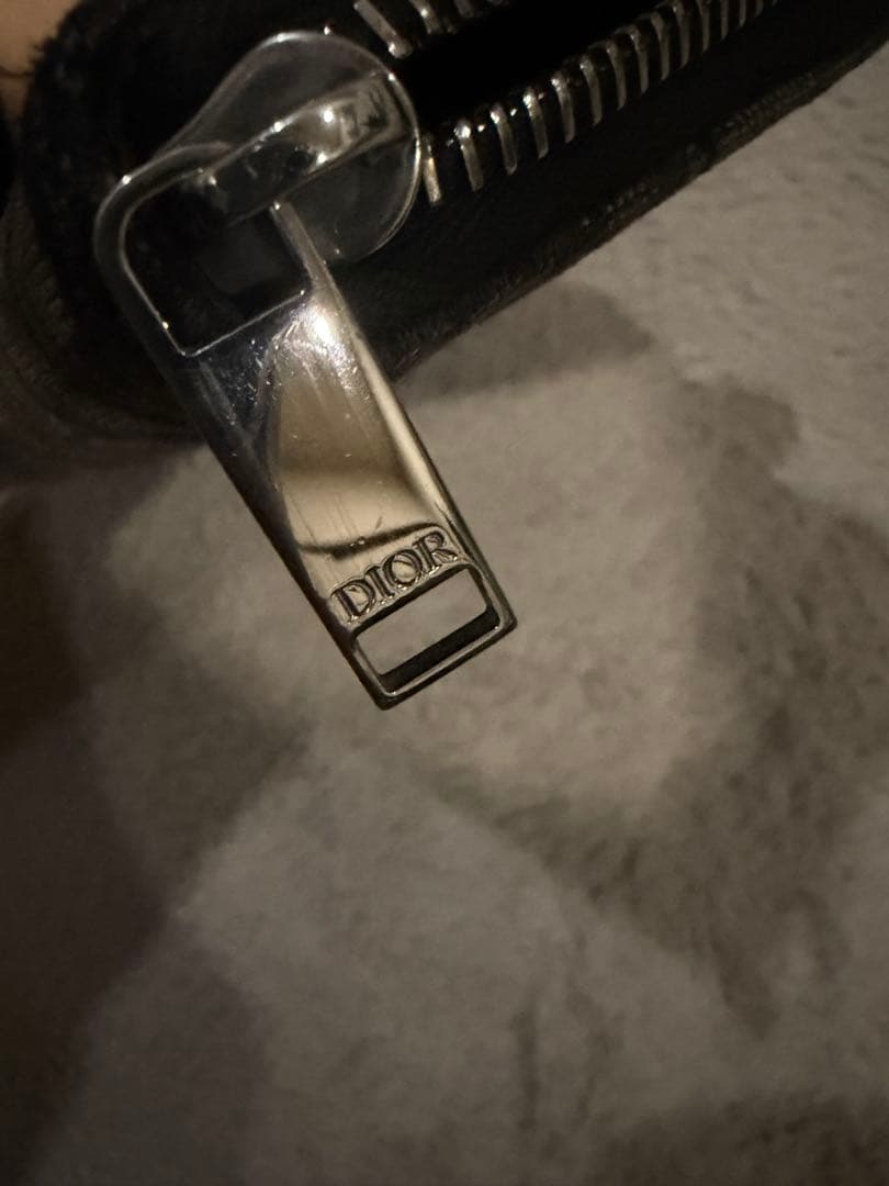 ［最終値下げ］Dior ロングジップウォレット　オブリークジャカード 箱付き