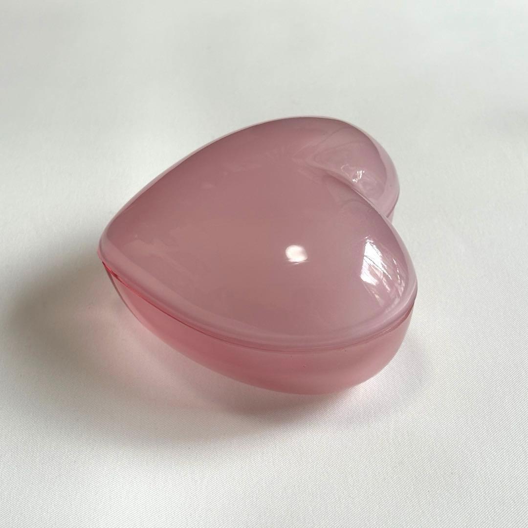 【送料無料】 ハート ガラスケース ピンク