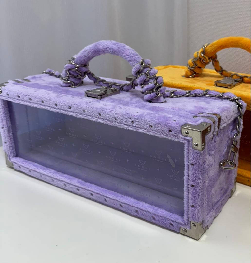 Angel エンジェル シャンパン ハロウィン限定 ファー 空箱 オレンジ 紫