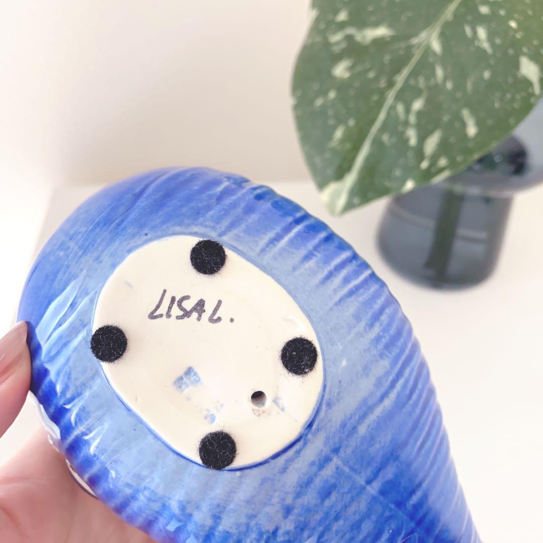 【新品　未使用】Lisa Larson リサラーソン　青い海のヨナ