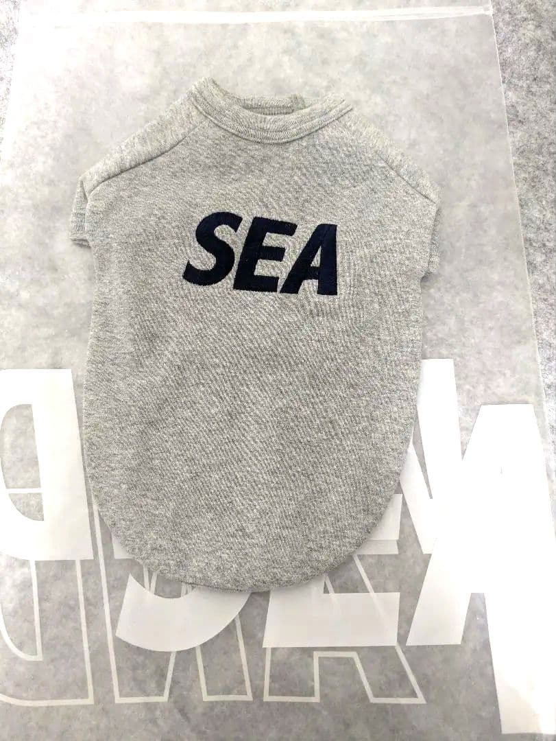 WIND AND SEA グレー 犬服 S