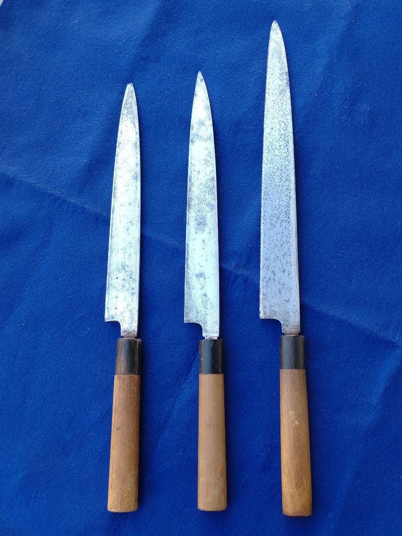 柳刃包丁 3本