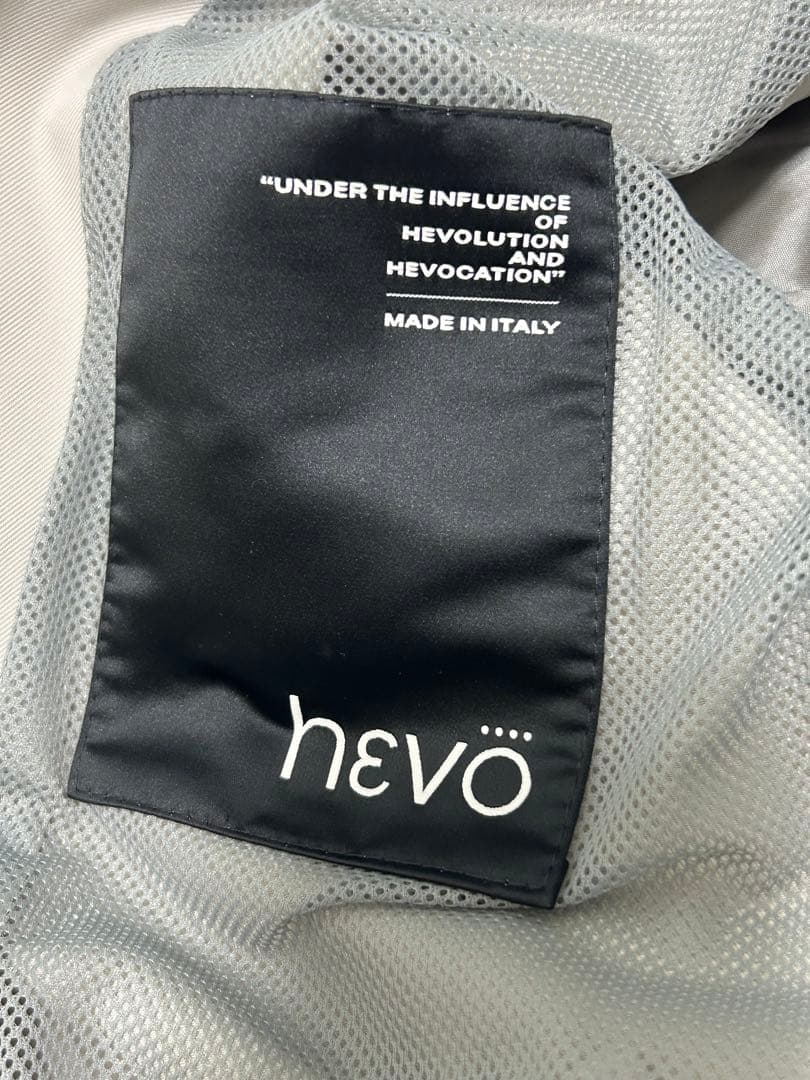hevo グレー トレンチコート