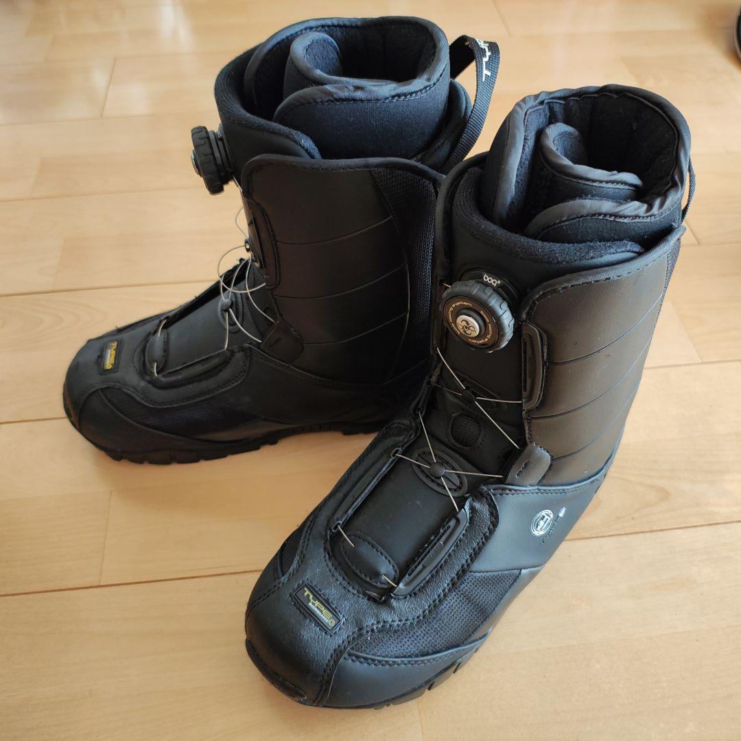 スノーボード用 ブラックブーツ 27cm ボアシステム搭載