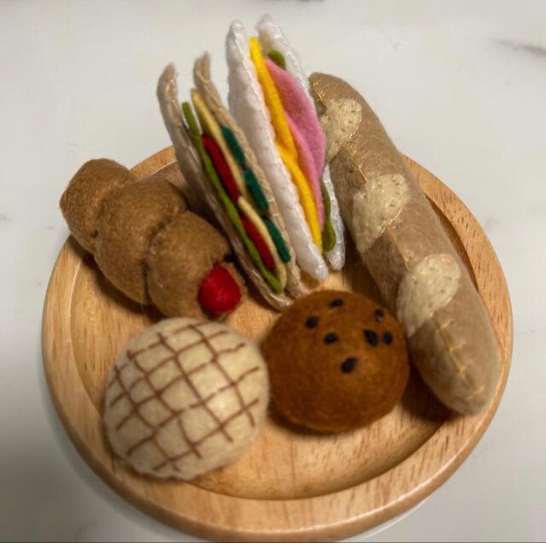 フェルト ミニチュアパン、サンドウィッチ