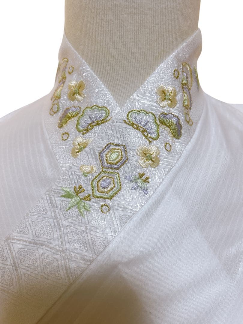 豪華刺繍入り♡七五三　5歳　男の子　フルセット　一式　縦縞袴　鷹　白系