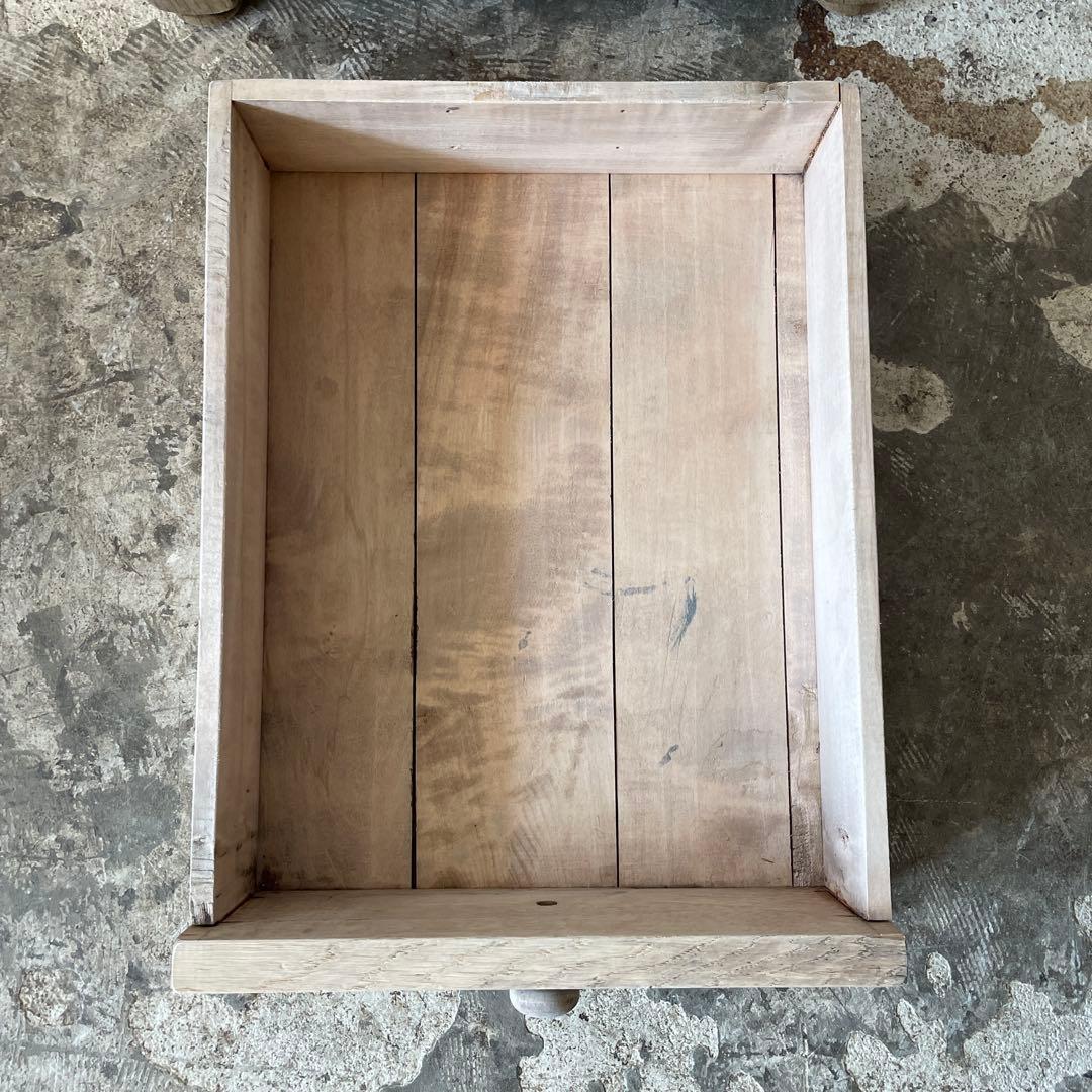 年末・年始SALE ビンテージ ドロワーサイドテーブル ベッドサイド　剥離