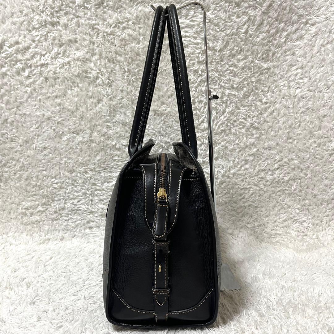 ✨希少✨ ソメスサドル トートバッグ ステッチ オールレザー 黒