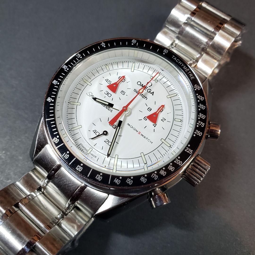 【正規品カスタム】OMEGA×Swatch MARS マーズ オメガスウォッチ