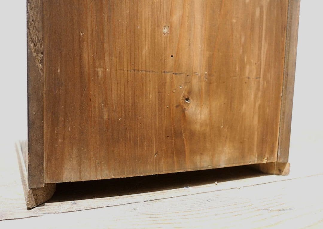 1379 引き出し7杯　収納棚　書類ケース　チェスト　レトロ　アンティーク　金具