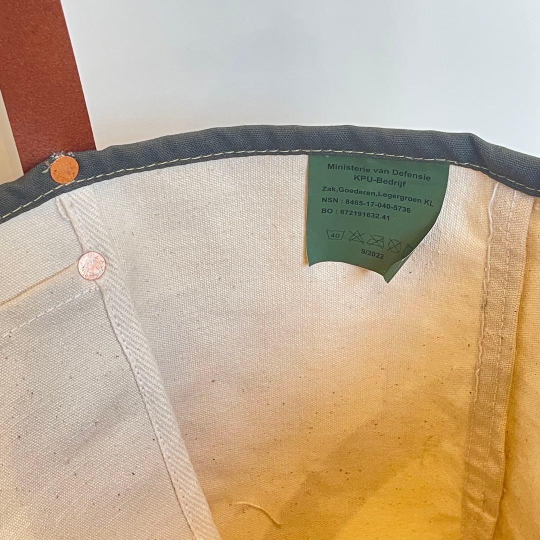 【ビンテージ】デッドストック　アメリカ軍　トートバッグ ミリタリー50s 60s