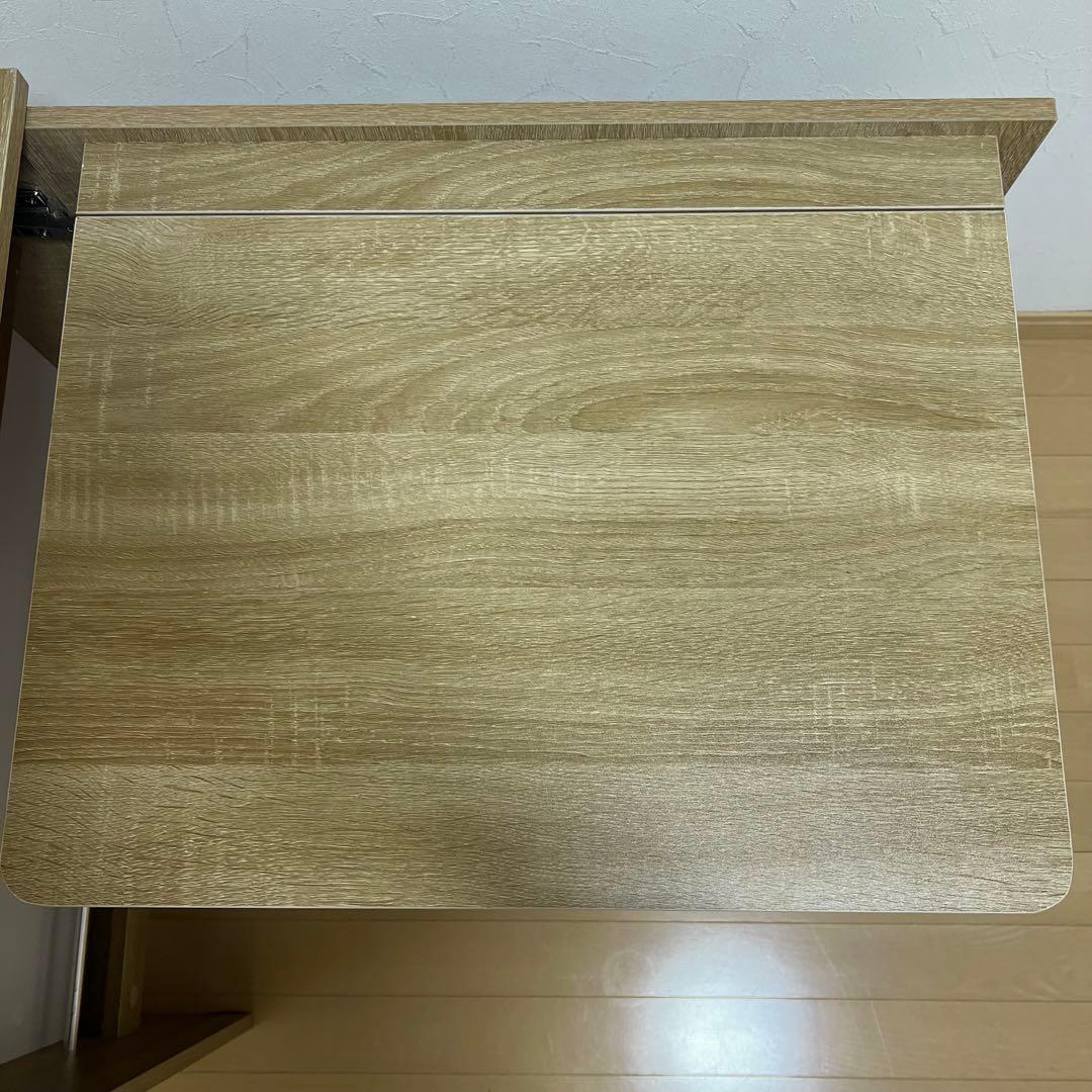 しまうデスク エムール オークナチュラル 組み立て済 (送料込み)