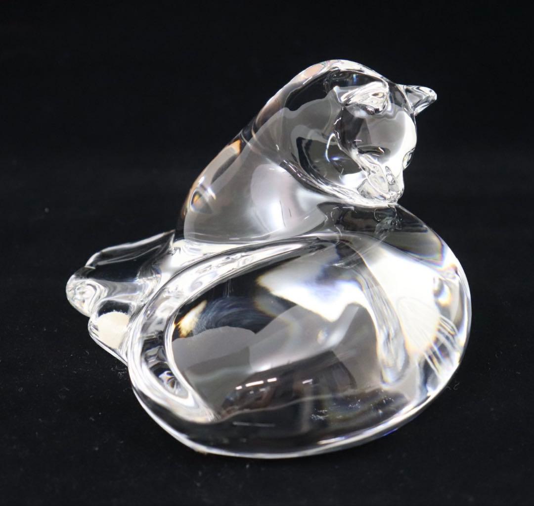 Baccarat　バカラ❤️クリスタルガラス　眠り猫　スリーピングキャット正規品