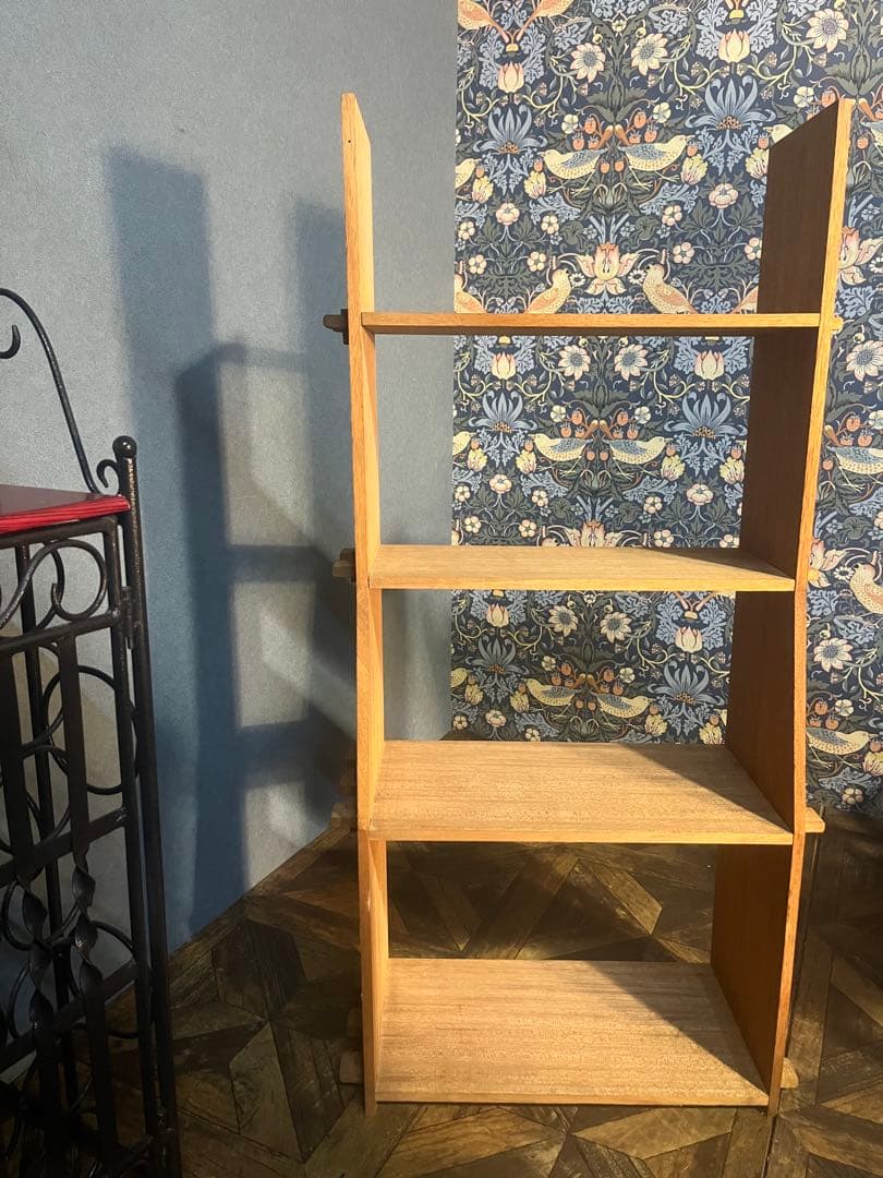 楔棚 木製 昭和レトロ 当時物 インテリア ビンテージ 古道具