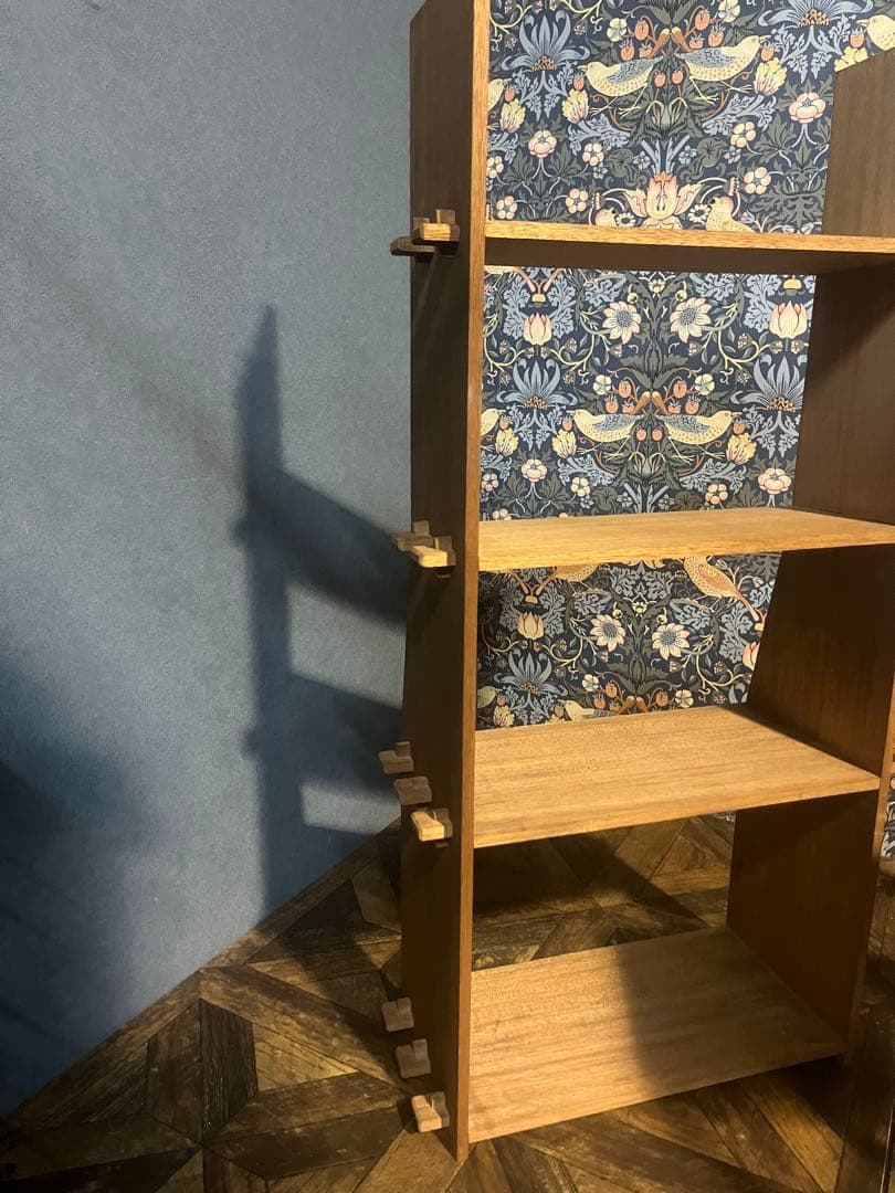 楔棚 木製 昭和レトロ 当時物 インテリア ビンテージ 古道具