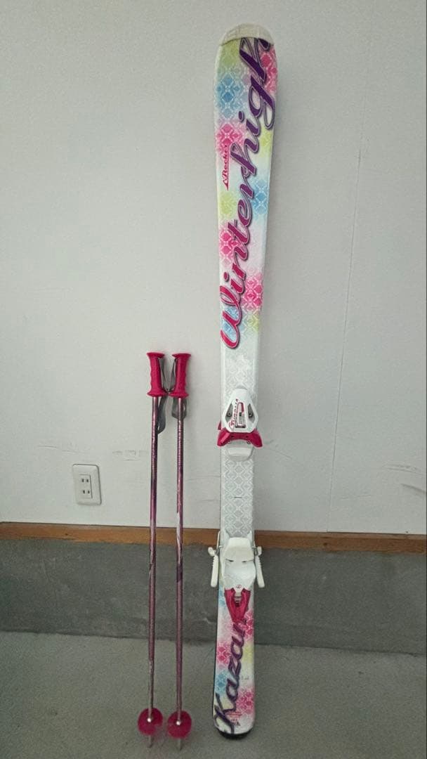 Winterhigh スキー板とストック セット