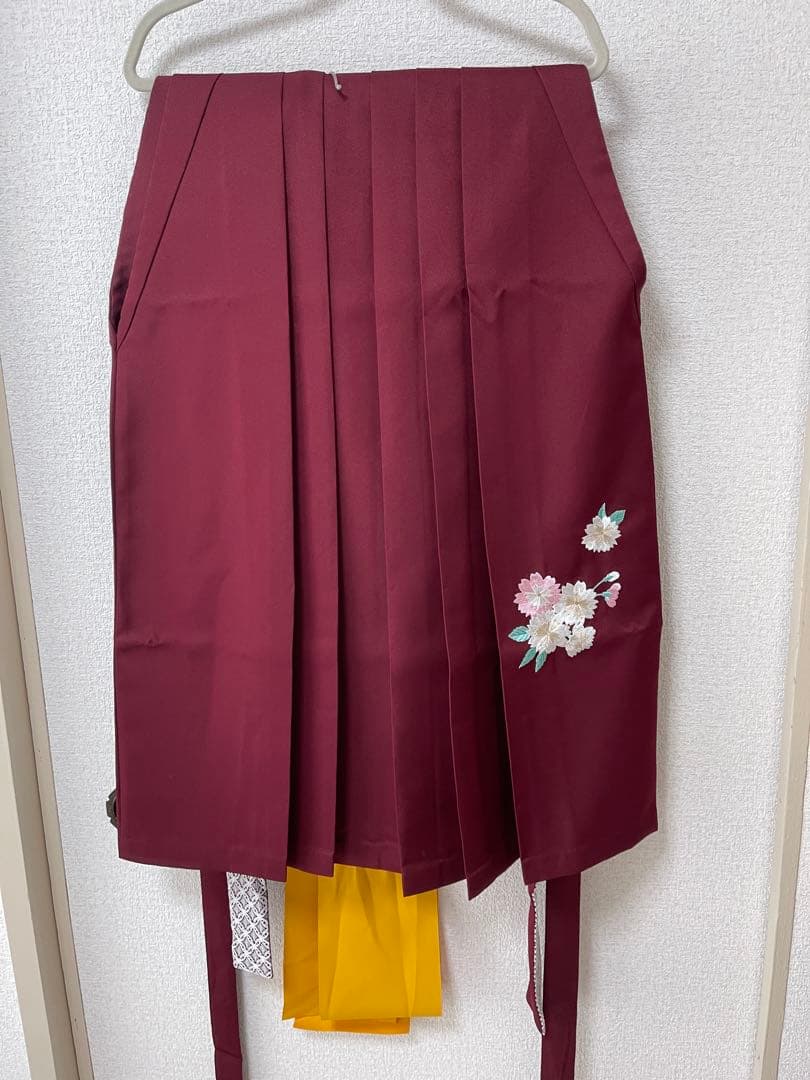 セール！キッズ着物　キョウエツ　ククーメモワール　袴　帯　襦袢4点セット　入学式