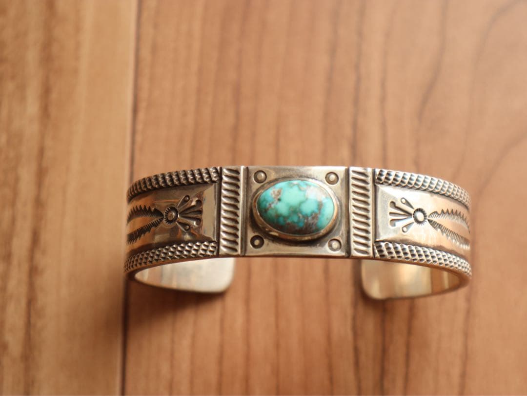 クレンドンピート　キャリコレイクターコイズバングル