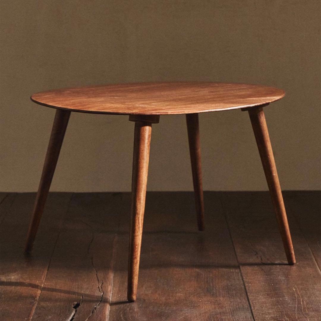 ZARA ベベル　ウッドテーブル　中