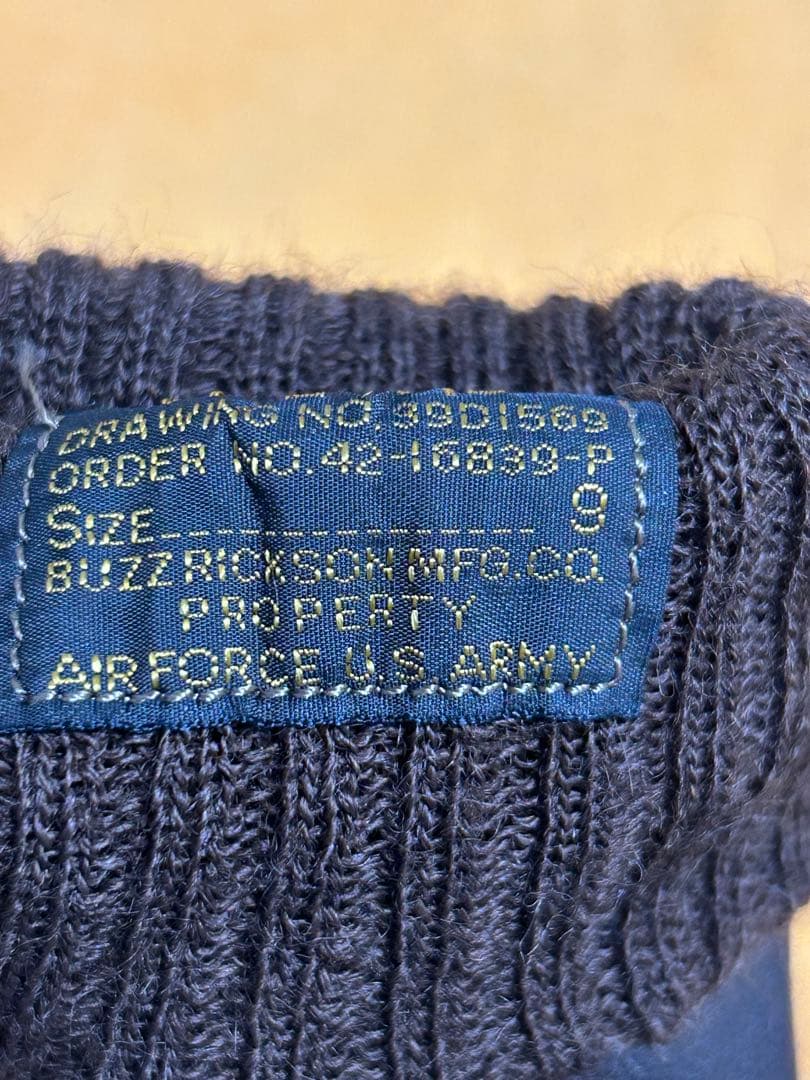 未使用　デッドストック　バズリクソンズ　A-10 グローブ　レザーグローブ　箱付