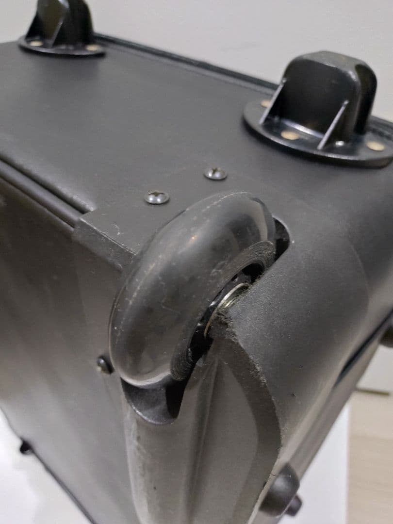 オールレザー LOEWE ロエベ アナグラム キャリーケース ブラック