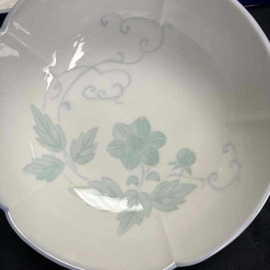 和食器　一式セット　有田焼　象嵌鉄仙花ホームセット