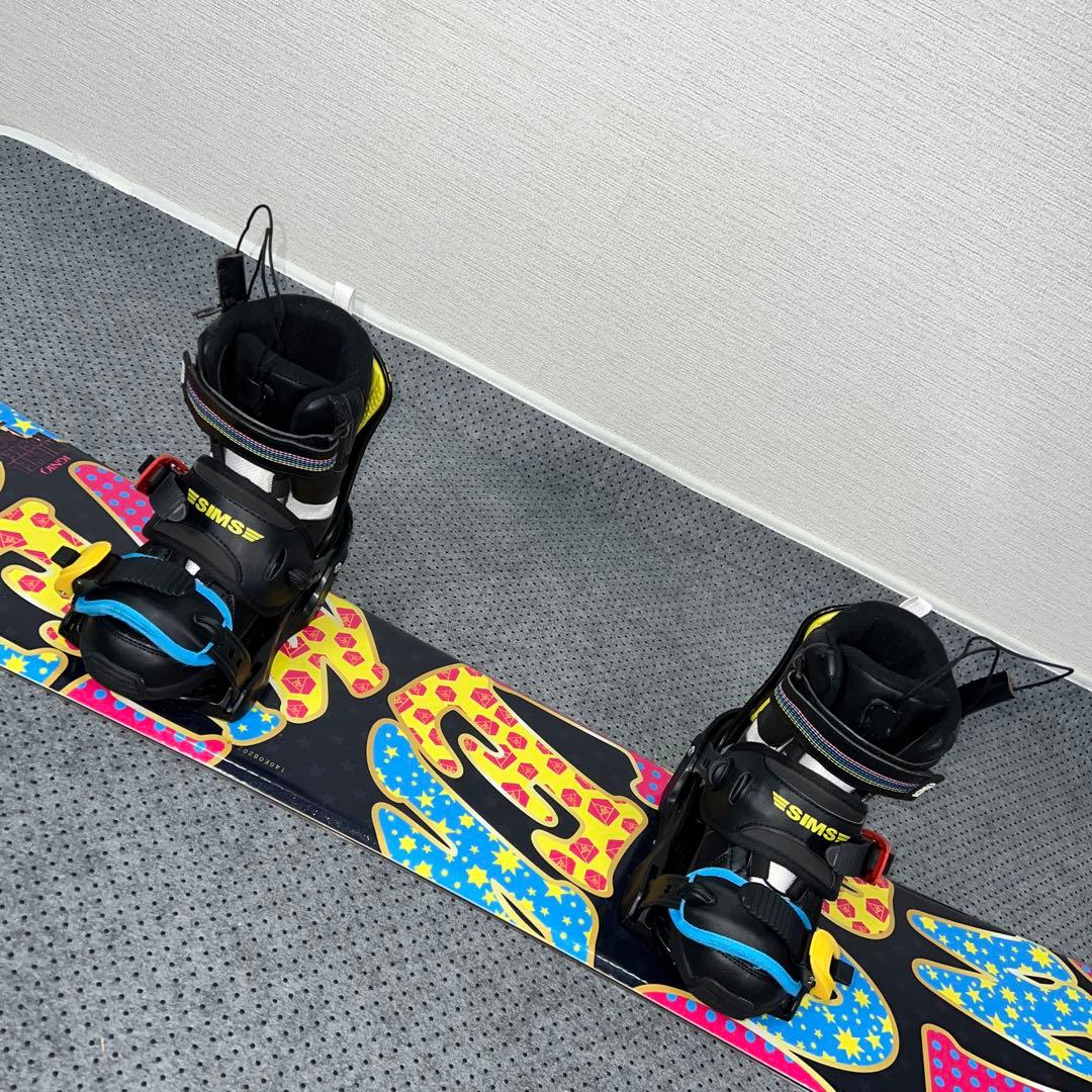 数回使用 キッズスノーボード IGNIO 140cm＋バイン＋レースブーツ