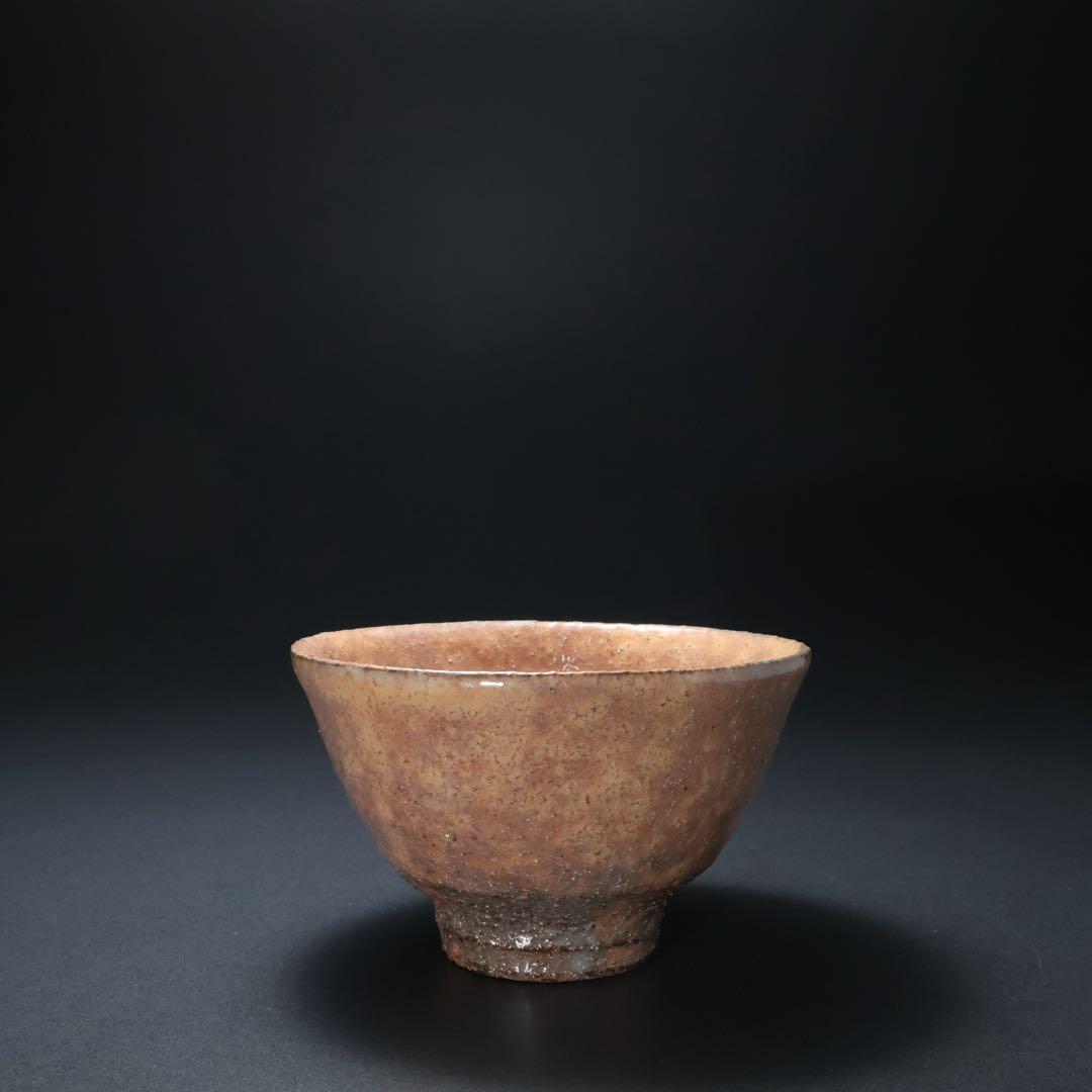 【抹茶碗】萩焼15代坂倉新兵衛　薄紅葉　表千家14代而妙斎書付　R1425お10