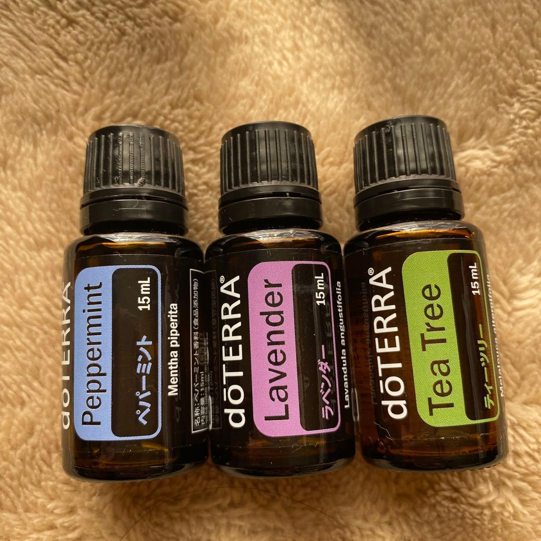 ドテラ ラベンダー　ティーツリー　ペパーミント　　新品未開封　正規品