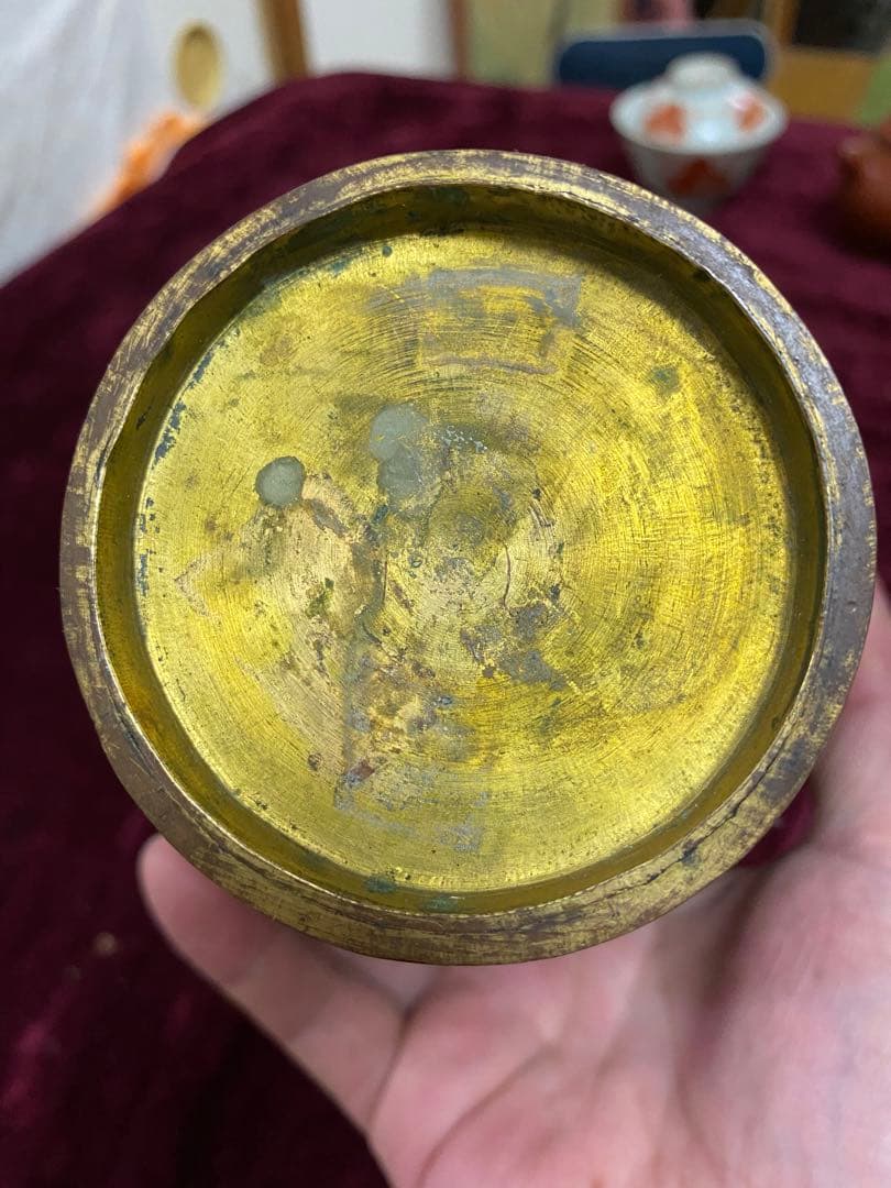 七宝焼　花瓶 唐物 清朝 掐丝珐琅 光緒年製