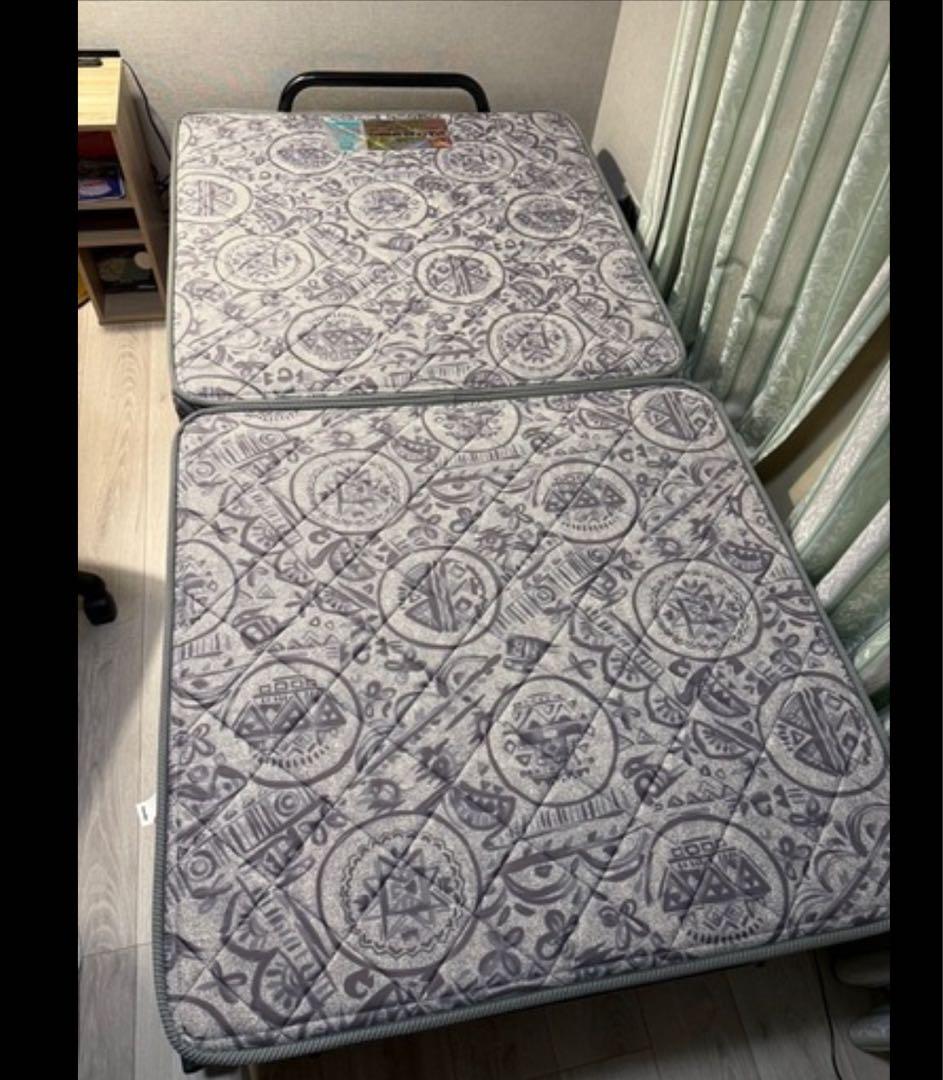 【美品】フランスベッド 折り畳みベッド パンテオン｜マットレス付｜来客用・使用少